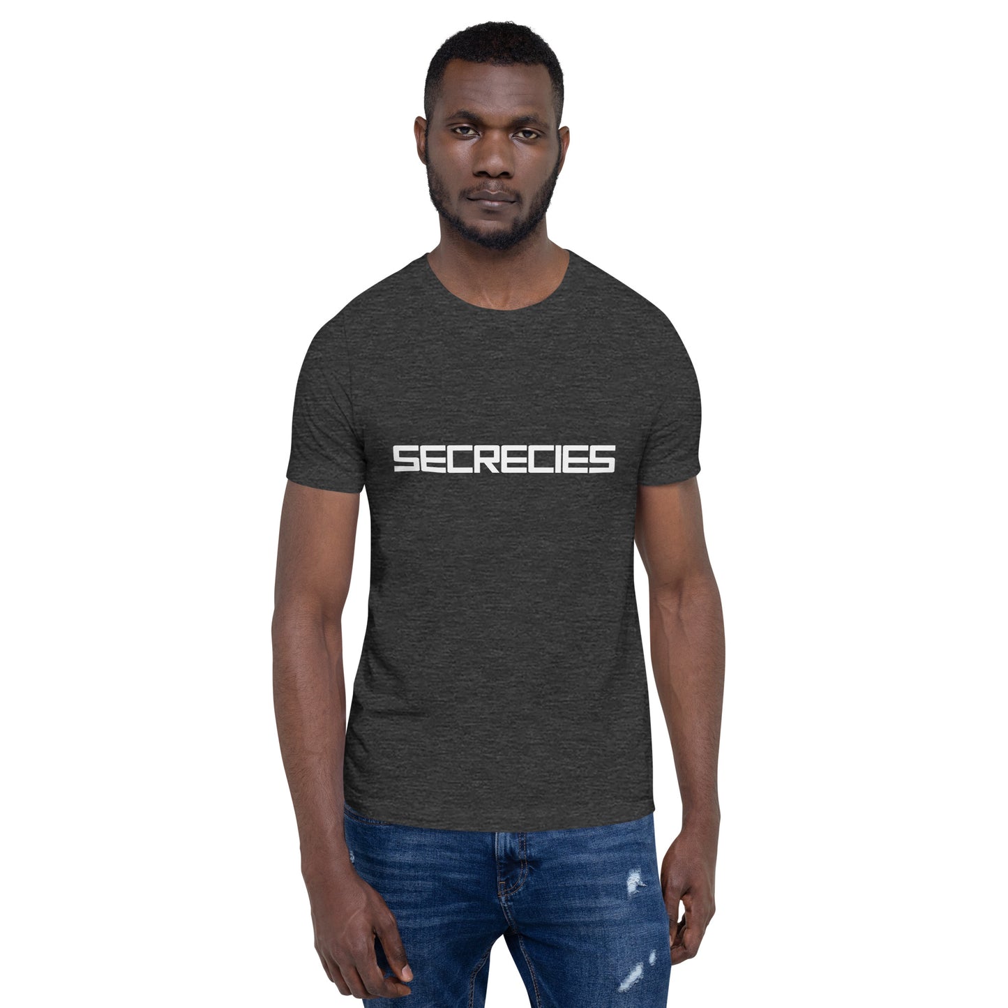 Secrecies White Logo Unisex t-shirt