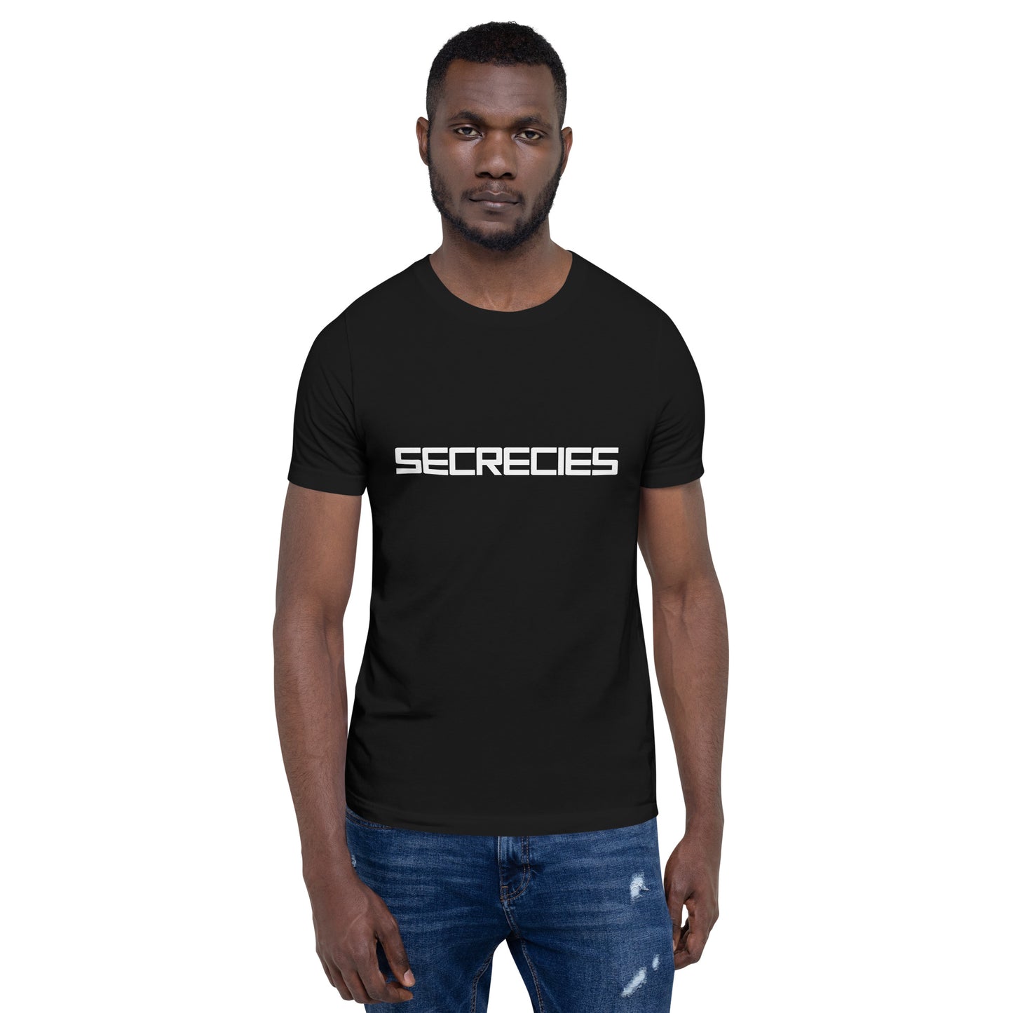 Secrecies White Logo Unisex t-shirt