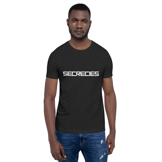 Secrecies White Logo Unisex t-shirt